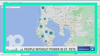 3,100 residents experiencing power outages in St. Petersburg