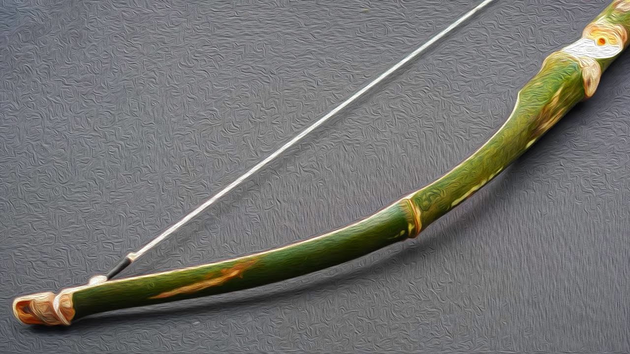 Simple Bow For Defense Bamboo DIY YouTube
