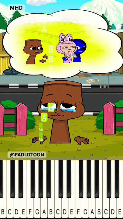 The Saddest Tung Tung Sahur Story Ever… About LOVE @PADLOTOON - Piano Tutorial