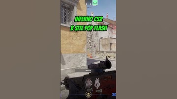 CS2 Inferno Pop Flash B Site! #cs2 #counterstrike2