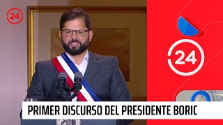 Primer discurso del Presidente Boric: "El país necesita ponerse de pie" | Cambio de mando - Chile