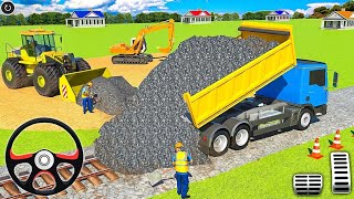 New City Road Construction Simulator game 3D - Real Drive JCB & Dumper Truck 2025 - Android Gameplay screenshot 3