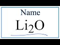 Ionic Compounds and Lithium Ions