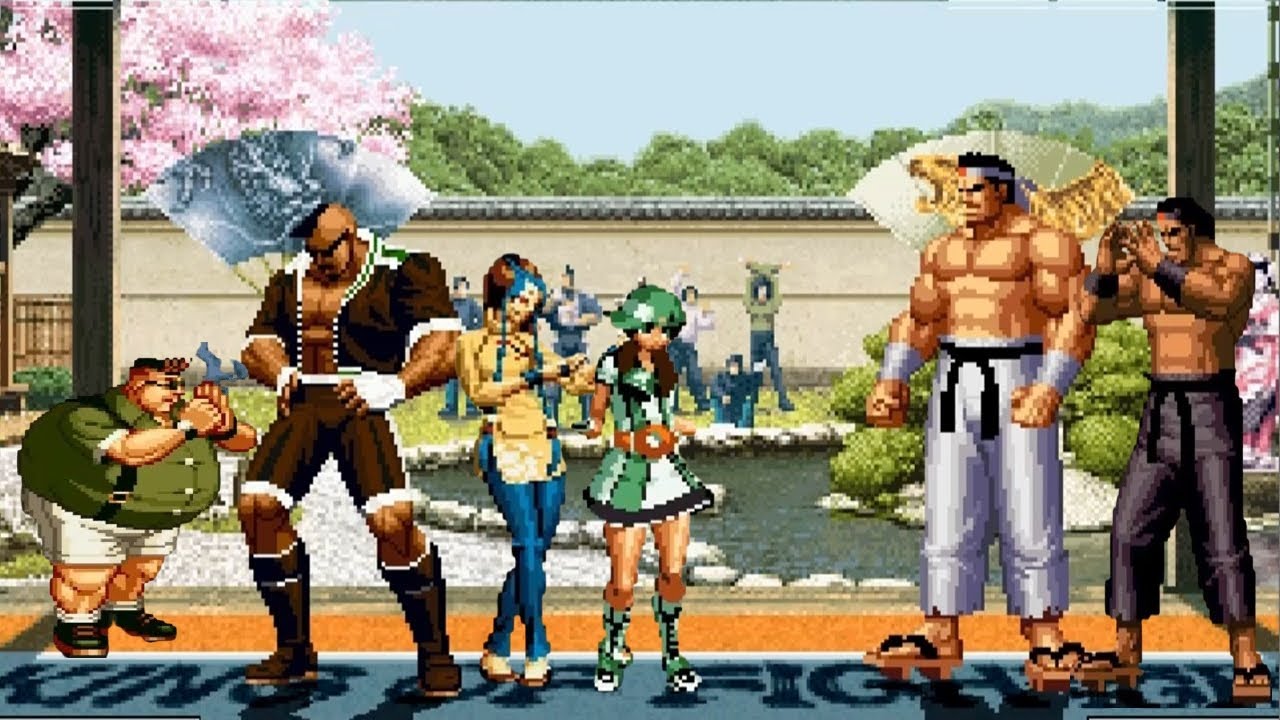 [KOF Mugen] heany shidn ai cheng vs daimon Team - YouTube