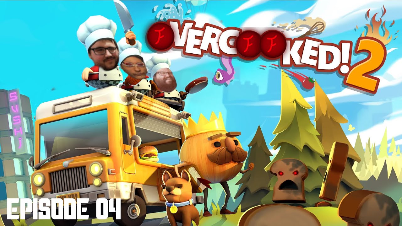 Overcooked 2 - Episode 04 - La cusine vole!? [Ft. Ookamisoull et Terran2034]