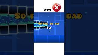 Geometry Dash which game mode can go through the blue pads 🫪 #geometrydash #memes