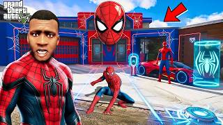 Franklin's House is the NEW SPIDER MAN BASE in GTA 5!