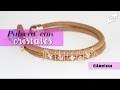 DIY PULSERA CON CRISTALES @paolapaolini_