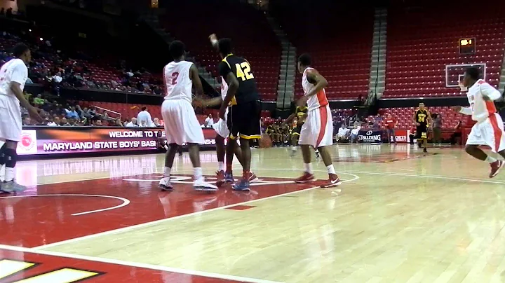 Ennis three-pointer Wicomico/Edmondson boys basketball Class 2A state finals 3/16/13
