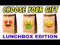 Choose Your Gift...! Lunchbox Edition 🍔🍕🍦 How Lucky Are You? 😱 TEST YOU BRAIN 🔥 Gift Box Chalenge