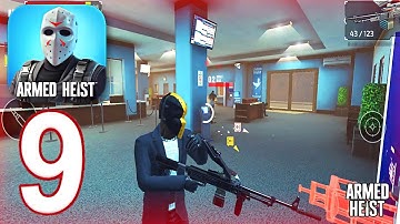 Armed Heist : Shooting Games - Gameplay Walkthrough Part 9 - Region 4, MG 84 (iOS, Android)