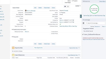 Milestone Issue in Salesforce Test part 1