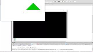 How to create a triangle and set on window OpenGL( bangla)