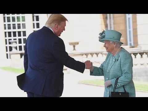 Video: The Royal Mistake You May Have Missed In Trump White House Statement On His Trip To See The Queen