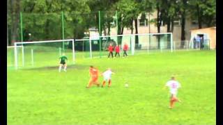 Skrót meczu Pogoń Lwówek - Polonia Środa z wiosny 2010 r.