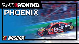 Kyle Larson speeds, Martin Truex Jr. Leads: NASCAR Cup Series Race Rewind: Phoenix in 15 minutes