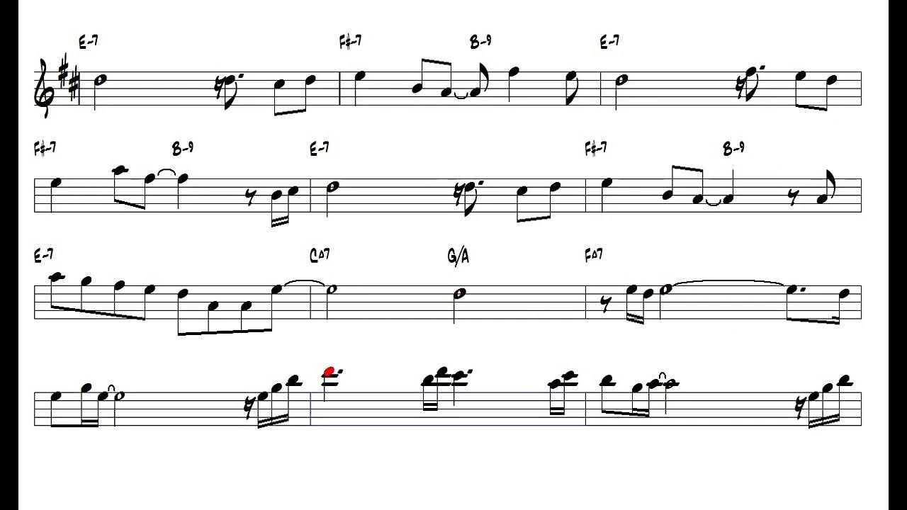 Ribbon In The Sky Rich Maraday Tenor Sax YouTube