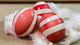 Как Оригинально покрасить яйца в Полоску на Пасху 2024