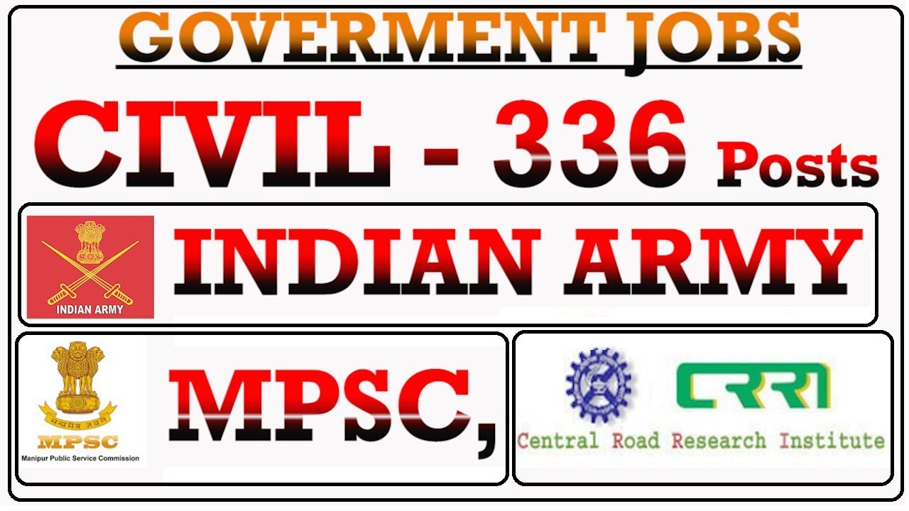 GOVERNMENT JOBS FOR CIVIL ENGINEERS 336 POSTS IN INDIAN ARMY MPSC government-jobs-for-civil-engineers-336-posts-in-indian-army-mpsc