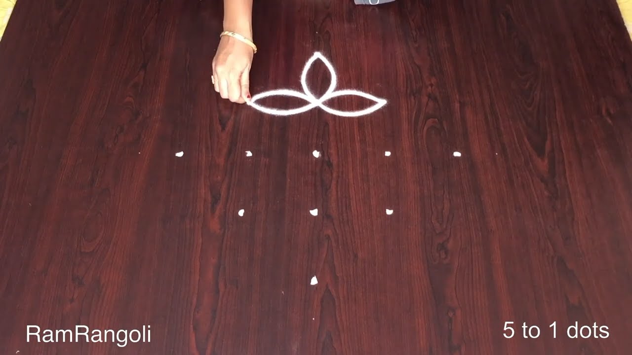5 Dots Daily Rangoli