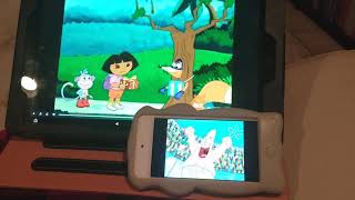 Patrick Stars Reaction To Swiper Returning Perritos Present To Dora & Boots