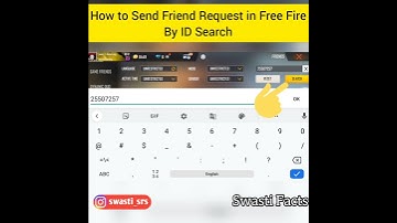 How to Send Friend Request in Free Fire by ID Search #shorts