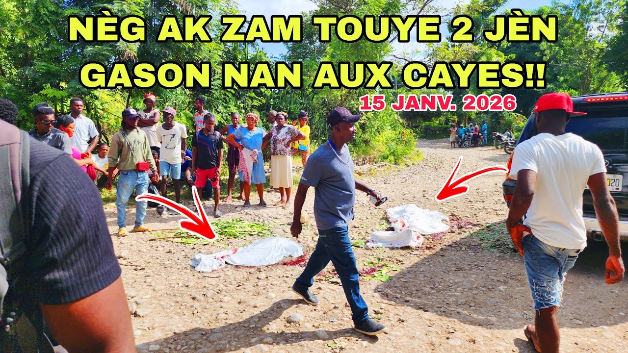 Bwa Mare!! Nèg Ak Zam Wete Lavi 2 Jèn Gason Nan Aux Cayes, Zòn Kans Epi Yo Boule Kay Yo, Sa Tris