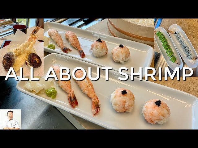 How To Prepare Shrimp 4 Ways For Sushi - Tempura - Rolls - Handrolls