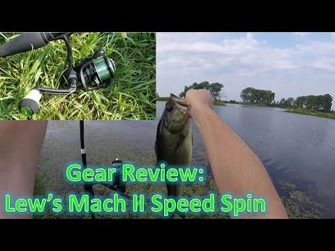 Lew's Mach II Speed Spin  Gear Review (+ A BIG BASS!!) 