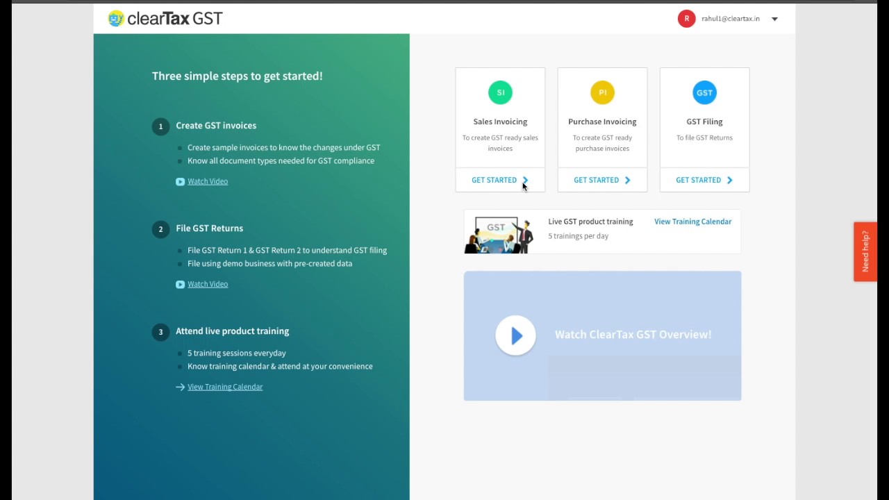 ClearTax GST Demo Dashboard - YouTube