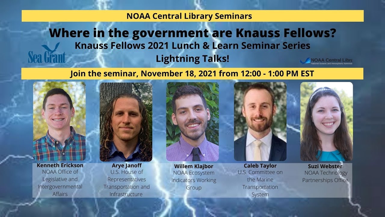 Where in the government are 2021 Knauss Fellows?