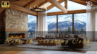 Rustic Living Room Refresh: Creating Cozy Spaces for Summer Evenings