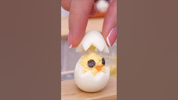 Miniature Chick Devilled Eggs | 🍳🔥🍳😍Easy Chick Devilled Eggs Recipe for Easter Brunch!"? #shorts