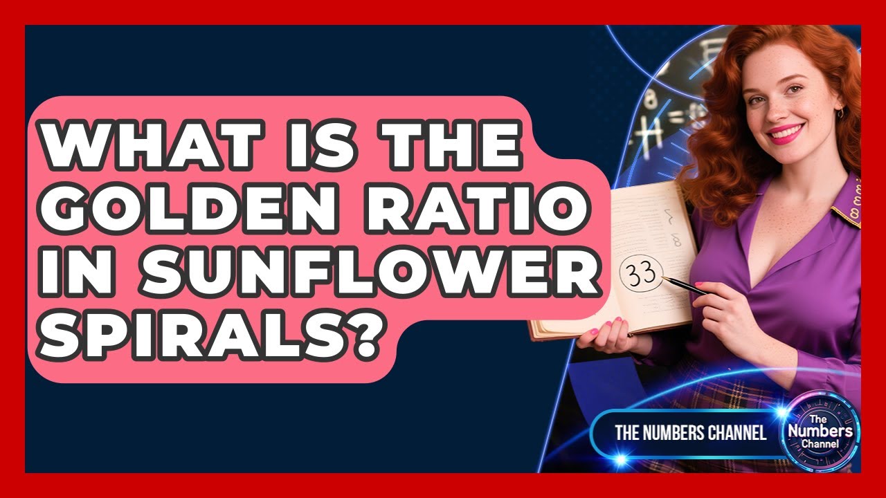 What Is The Golden Ratio In Sunflower Spirals? - The Numbers Channel