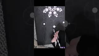 Dream catcher process video part 1! #dotart #dreamcatcher #acrylicpaint #art #artist