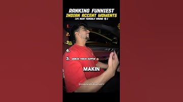 Ranking Funniest Indian Accent Slip Ups 🤣 #ranking #memes #funny #tiktok