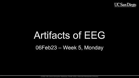 [10] Artifacts of EEG