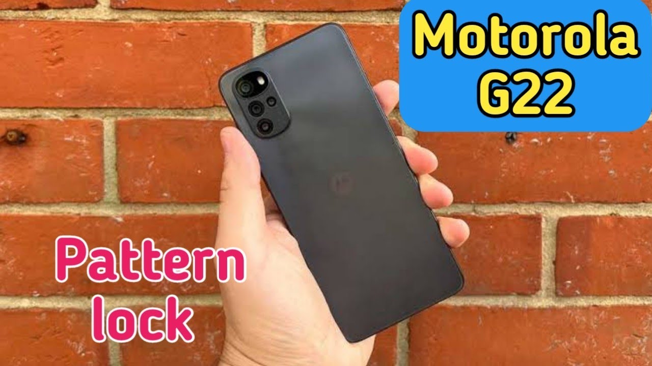 Motorola G22 Mein Pattern Lock Setting Kaise Karen , How To Set Pattern ...