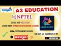 NPTEL Introduction to Machine Learning Week 2 Assignment Answers | NOC25-CS91 | IIT Madras July 2025