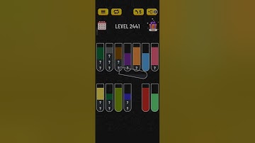 Water sort puzzle level 2441 #solveitwithme #puzzlegamesolver #games #gamesolution #play #puzzlegame