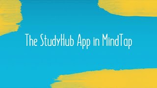 The Studyhub App In Mindtap