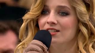 Jackie Evancho performing the National Anthem at the 2017 Presidential Inauguration