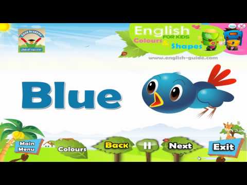 تعليم الانجليزية للاطفال الالوان Colours