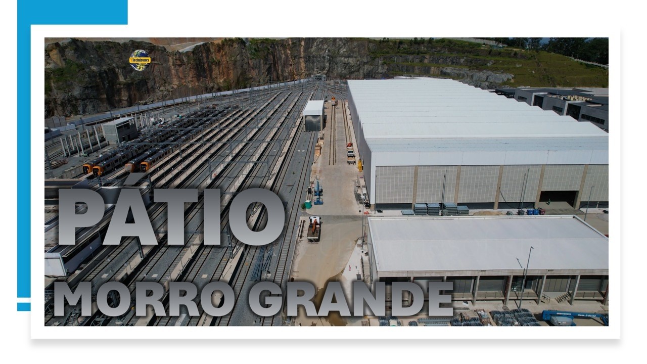 OBRAS LINHA 6 LARANJA PÁTIO MORRO GRANDE VOLTAMOS JÁ EM SUA RETA FINAL AGORA COM 95,71 CONCLUÍDO