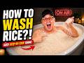How to Wash Rice Properly