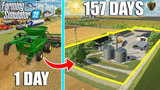 I SPENT 157 DAYS Becoming a  MILLIONAIRE in FS22 (TEXAS SUPERCUT) | Farming Simulator 22
