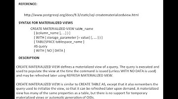 Create Materialized View in postgresql using RubyonRails - Part 2