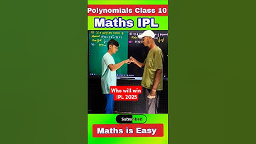 Polynomials Class 10 , Important Questions | Maths IPL #ipl2025 #ipl #trending #shorts #ytshorts