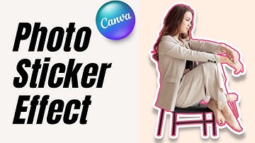 photo manipulation in Canva tutorial Lesson 6 photo sticker effect