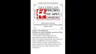 1993 CALLERLAB Conv Degree of Difficulty